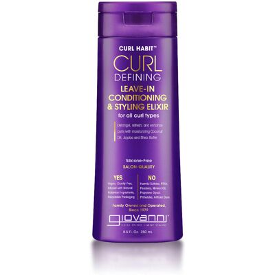 Giovanni Curl Habit Leave-In Conditioner - Voor Alle Krultypes Giovanni Curl Habit Leave-In Conditioner - Voor Alle Krultypes