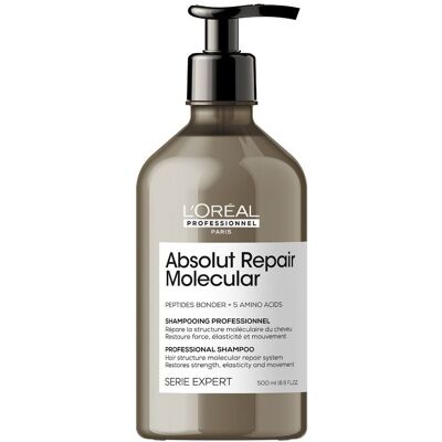 L'Oréal Professionnel Série Expert Absolut Repair Moleculaire Shampoo - 500 ml L'Oréal Professionnel Série Expert Absolut Repair Moleculaire Shampoo - 500 ml