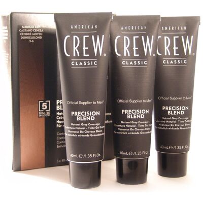 American Crew 5/6 Medium Ash Haarkleuren Set - Haarkleur American Crew 5/6 Medium Ash Haarkleuren Set - Haarkleur
