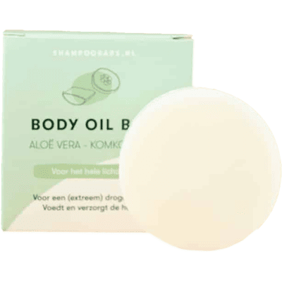 ShampooBars Body Oil Bar Aloe Vera & Komkommer 45gr ShampooBars Body Oil Bar Aloe Vera & Komkommer 45gr