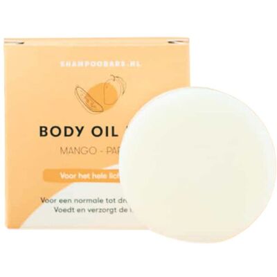 ShampooBars Body Oil Bar Mango - Papaja 45gr ShampooBars Body Oil Bar Mango - Papaja 45gr