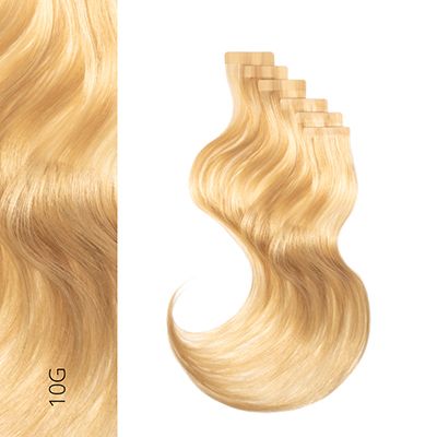 Balmain Easy Invisible Tape Human Hair - 6pcs - #10G 55cm Balmain Easy Invisible Tape Human Hair - 6pcs - #10G 55cm