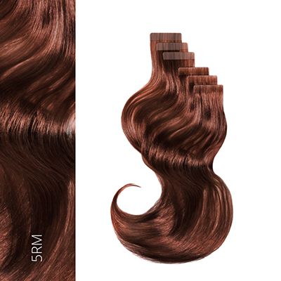 Balmain Easy Invisible Tape Human Hair - 6pcs - #5RM 40cm Balmain Easy Invisible Tape Human Hair - 6pcs - #5RM 40cm