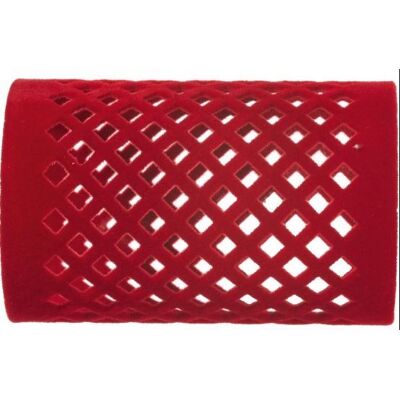 Efalock Fluwelen rollers lang rood 40mm 12st Efalock Fluwelen rollers lang rood 40mm 12st