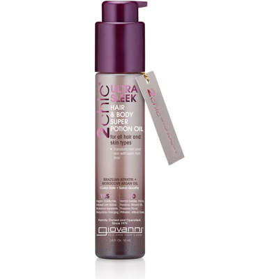 Giovanni 2chic Ultra-Sleek Hair & Body Super Potion Oil 53ml Giovanni 2chic Ultra-Sleek Hair & Body Super Potion Oil 53ml