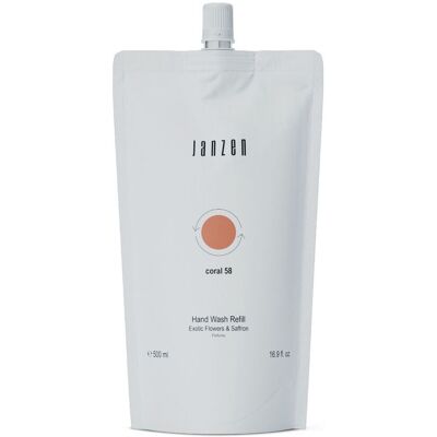 JANZEN Hand Wash Refill Coral 58 500ml JANZEN Hand Wash Refill Coral 58 500ml