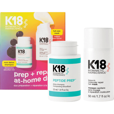 K18 Prep + Repair Duo At Home K18 Prep + Repair Duo At Home
