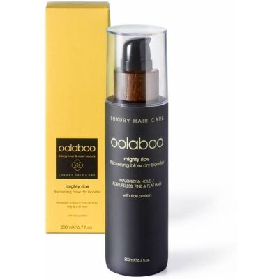 Oolaboo Mighty Rice Thickening Blow Dry Booster 200ml Oolaboo Mighty Rice Thickening Blow Dry Booster 200ml