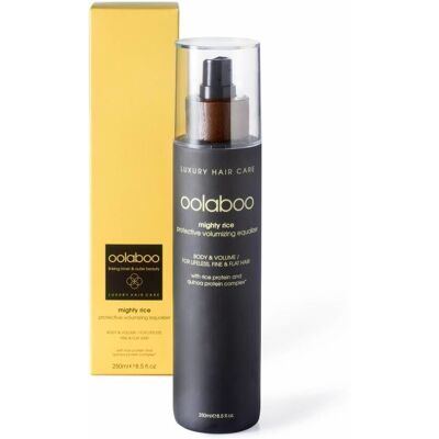 OOLABOO - Mighty Rice Protective Volumizing Equalizer - 250ml - Volumerend - Cream OOLABOO - Mighty Rice Protective Volumizing Equalizer - 250ml - Volumerend - Cream