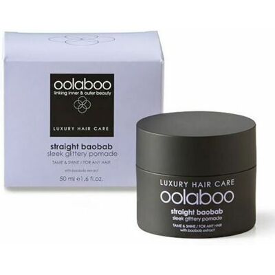 Oolaboo Straight Baobab Sleek Gittery Pomade 50ml Oolaboo Straight Baobab Sleek Gittery Pomade 50ml