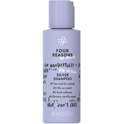 Four Reasons Original Silver Shampoo - Pigmenterende, Neutraliserende Gele Tinten, Vegan, 60ml Four Reasons Original Silver Shampoo - Pigmenterende, Neutraliserende Gele Tinten, Vegan, 60ml