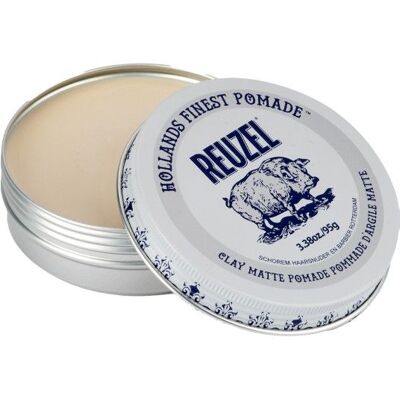 Reuzel Clay Matte Pomade - Gemiddelde Fixatie, Kort Haar - Pomade Reuzel Clay Matte Pomade - Gemiddelde Fixatie, Kort Haar - Pomade