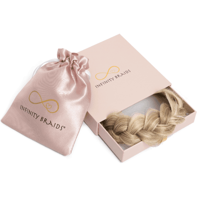 Infinity Braids Messy Braid Viènne Satin Caramel Infinity Braids Messy Braid Viènne Satin Caramel