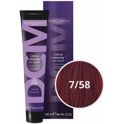 Diapason Cosmetics Dcm 7/58 Rubio Rood Violet - Haarverf Diapason Cosmetics Dcm 7/58 Rubio Rood Violet - Haarverf
