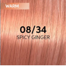 Wella ShineFinity Zero Lift Glaze 08/34 Spicy Ginger 60ml