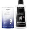 Goldwell Oxycur Platin Dust Free 500gr + Developer 6% 1000ml