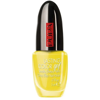 Pupa Milano Lasting Color Gel Glass Effect Nail Polish Sunny Yellow 5ml Pupa Milano Lasting Color Gel Glass Effect Nail Polish Sunny Yellow 5ml