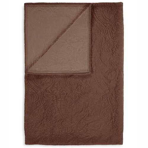 Essenza Plaid Roeby Chocolate-220 x 265 cm Chocolate