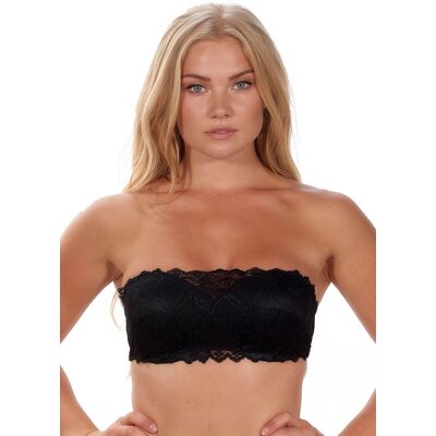 After Eden Anna - Strapless bandeau beha Zwart After Eden Anna - Strapless bandeau beha Zwart