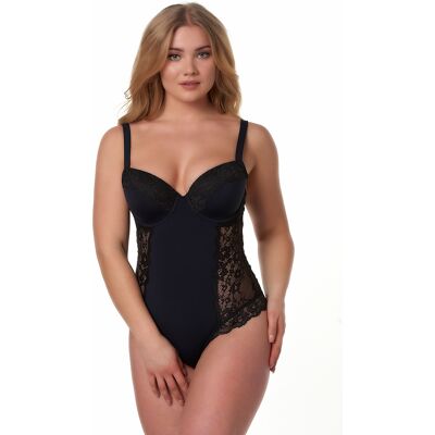 After Eden Mila - Demi cup body recycled Zwart After Eden Mila - Demi cup body recycled Zwart