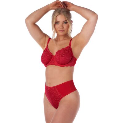After Eden Bo - High waist string recycled Rood After Eden Bo - High waist string recycled Rood