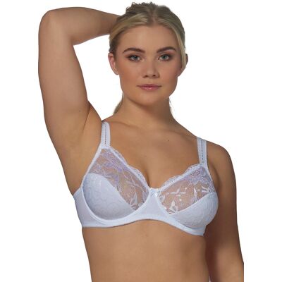 After Eden Elbrina - Kanten beugel bh Wit After Eden Elbrina - Kanten beugel bh Wit