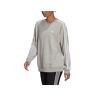 adidas - Studio Lounge 3S Sweatshirt - Grijze Trui Grijs XL Dames