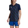 adidas - Entrada 22 GFX Jersey Women - Gestreept Voetbalshirt Blauw M Dames