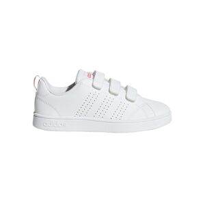 adidas - VS Advantage Clean CMF C - Witte Sneaker Wit 34 Meisjes
