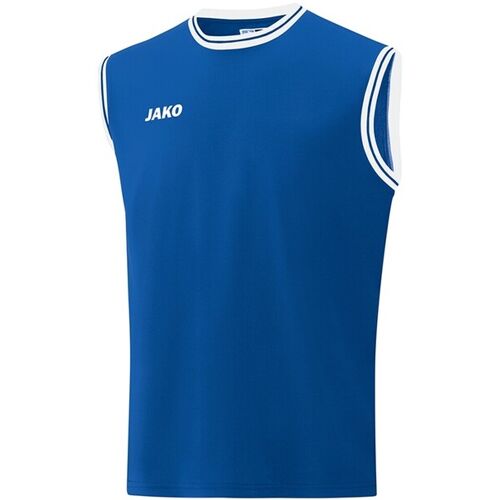 Jako - Basketball Jersey Center 2.0 Jr - Shirt Basketball Blauw XS Jongens/Meisjes