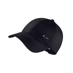 Nike - Heritage 86 Metal Swoosh Cap - Zwarte Pet Zwart One Size