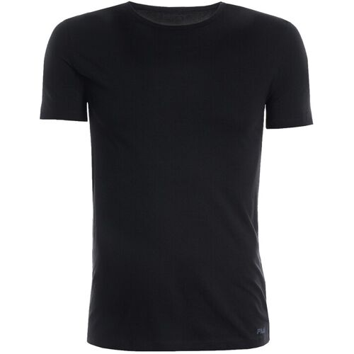 Fila - Undershirt Round Neck - Zwarte Ondershirts Zwart XXL Heren