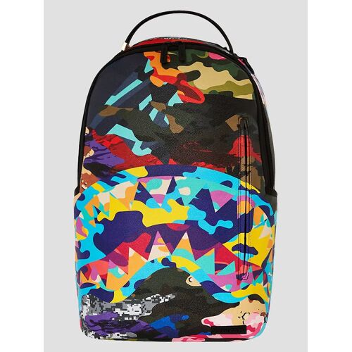 Sprayground Sliced And Diced Camo Rugzak zwart