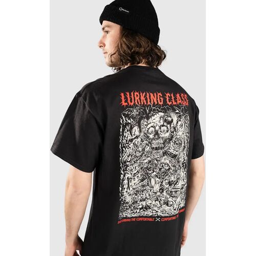 Lurking Class Global Infestation X Stikker T-Shirt zwart