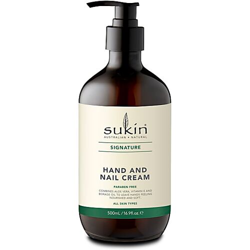 Sukin Hand & Nagelcreme pomp 500ml