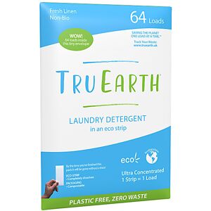 Tru Earth Eco Wasstrips Fresh Linen 64 wasbeurten