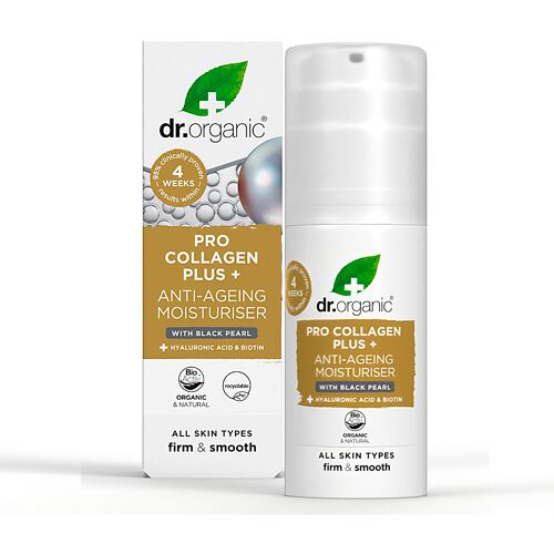 Dr Organic Pro Collageen Anti-Veroudering Dagcreme - Black Pearl