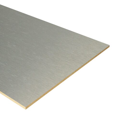 Bo Lundgren Wangpaneel   Laminaat   Aluminium Look   280 x 40 cm