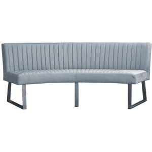 HomingXL Eetkamerbank - Oval - geschikt voor ovale tafel 240 cm - stof Element lichtblauw 16