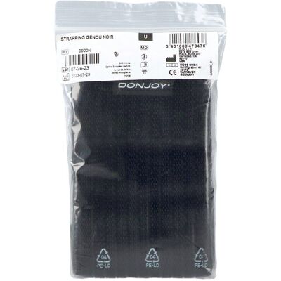 Donjoy Strapping Zwart Knie Donjoy Strapping Zwart Knie