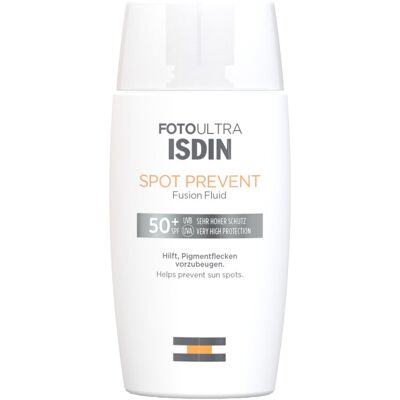 Isdin Foto Ultra 100 Spot Prevent Fusion Fluid SPF50+ - Zonnebrandcrème Isdin Foto Ultra 100 Spot Prevent Fusion Fluid SPF50+ - Zonnebrandcrème