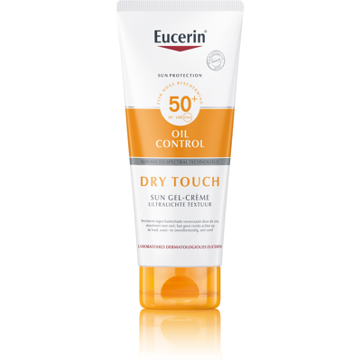 Eucerin Sun Oil Control SPF 50+ Dry Touch Gel-Crème Ultra Lichte Textuur Tube 200ml Eucerin Sun Oil Control SPF 50+ Dry Touch Gel-Crème Ultra Lichte Textuur Tube 200ml