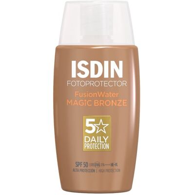 Isdin Fusion Water Bronze SPF50 - Zonnebrandcrème Isdin Fusion Water Bronze SPF50 - Zonnebrandcrème