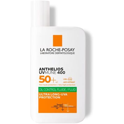 La Roche Posay Anthelios UV-mune 400 Olie Controle Vloeistof SPF50+ (50ml) La Roche Posay Anthelios UV-mune 400 Olie Controle Vloeistof SPF50+ (50ml)