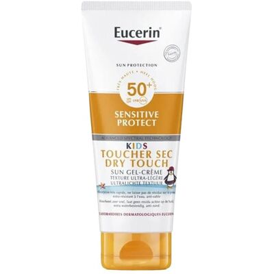 Eucerin Sun Sensitive Protect Kids SPF 50 Gel-Cream - Zonbescherming Eucerin Sun Sensitive Protect Kids SPF 50 Gel-Cream - Zonbescherming