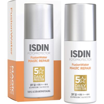 Isdin FusionWater SPF50 - Zonnebrandcrème voor gezicht Isdin FusionWater SPF50 - Zonnebrandcrème voor gezicht
