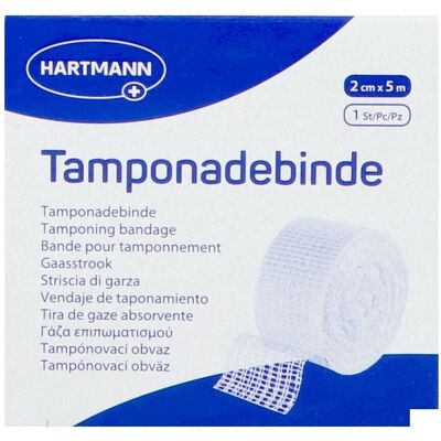 Paul Hartmann AG Steriele Tamponagebandage - 2cm x 5m Paul Hartmann AG Steriele Tamponagebandage - 2cm x 5m