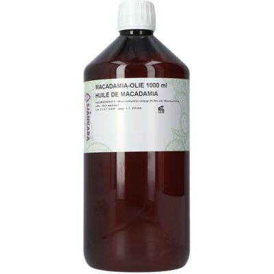 Sjankara Macadamia Plantaardige Olie 1000ml Sjankara Macadamia Plantaardige Olie 1000ml
