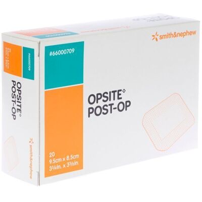 Smith & Nephew Opsite Post-Op 8,5x9,5cm Steriel Wondverband Smith & Nephew Opsite Post-Op 8,5x9,5cm Steriel Wondverband
