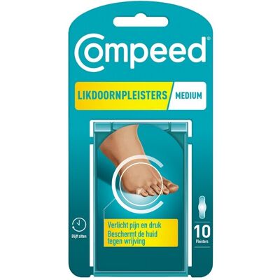 Compeed Middelgrote Cornpleisters - Pack van 10 Compeed Middelgrote Cornpleisters - Pack van 10
